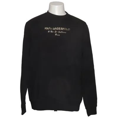 Sweatshirt (Black) from Karl Lagerfeld Cotton, Polyester