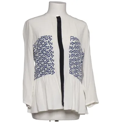 Shirt (Wit, Blauw) van Schumacher Zijde