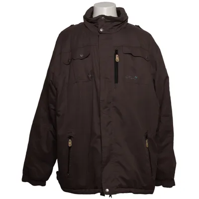 Outdoor jas (Bruin) van Linea Primero Polyester, Polyurethaan