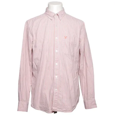 Buttondown-skjorta (Rosa, Vit) från American Eagle Bomull