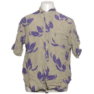 Kortærmet skjorte (Beige, Lilla) fra Bagutta