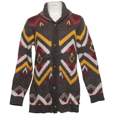 Cardigan (Gray, Multicolored) from Catimini Cotton, Polyamide, Viscose, Wool