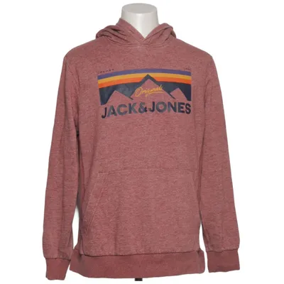 Capuchon sweater (Rood, Meerkleurig) van Jack & Jones Originals Katoen, Polyester
