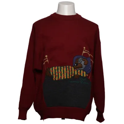 Sweater (Red, Multicolored) from Carlo Colucci Acrylic, Wool