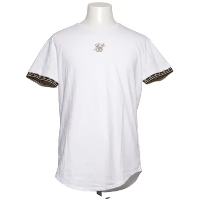 T-shirt (Blanc, Noir, Or) de SikSilk Coton, Élasthane