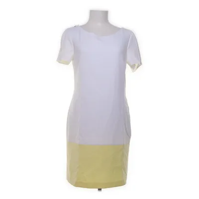 Robe (Blanc, Jaune) de Apanage Coton, Élasthane, Polyester, Viscose