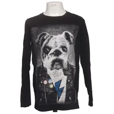Long sleeve T-shirt (Black) from 1982 Cotton