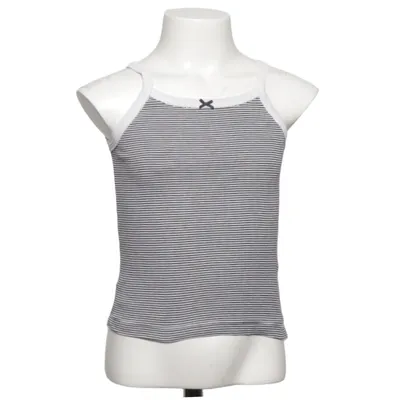 Débardeur (Bleu, Blanc) de Petit Bateau Coton