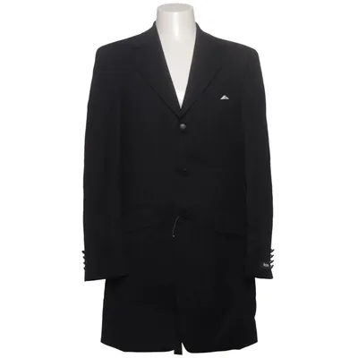 Blazer (Black) from Masterhand Viscose, Wool