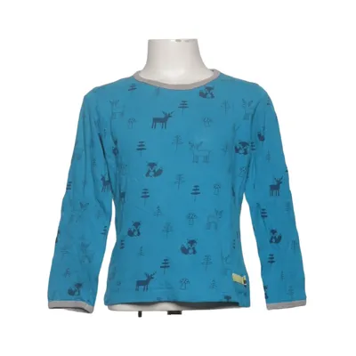 T-shirt à manches longues (Bleu) de Loud + Proud Coton biologique, Laine