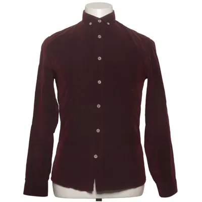 Button down shirt (Red) from Lindbergh White Cotton