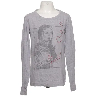 Långärmad t-shirt (Grå) från Crash One Bomull, Viskos