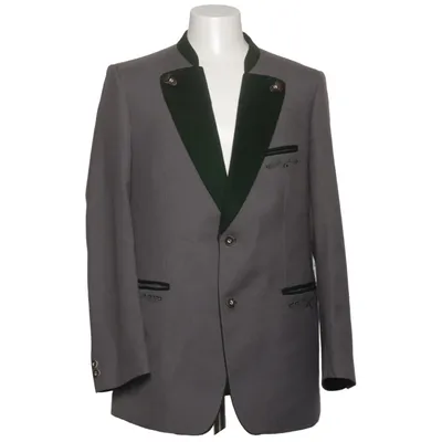 Blazer (Gray, Green) from König Polyester, Viscose, Wool