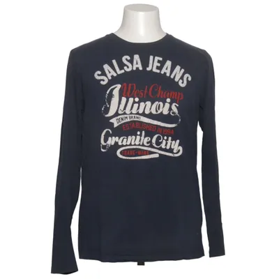 Langarmshirt (Blau) von Salsa Jeans Baumwolle