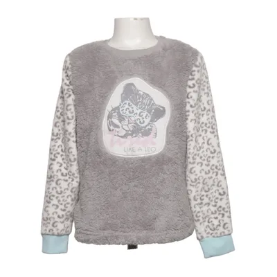 Fleece trui (Grijs, Wit, Blauw) van Alive Polyester