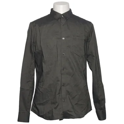 Businesshemd (Grau, Grün) von Burton Menswear Baumwolle, Elasthan