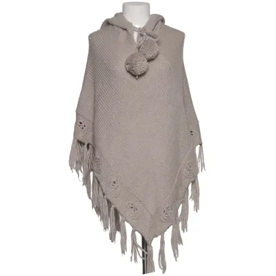 Poncho (Beige) van Oxmo Acryl, Wol