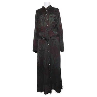 Skjortklänning (Grön, Brun, Flerfärgad) från 0039 Italy Viskos