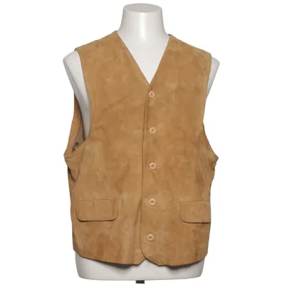 Lædervest (Brun) fra Rover & Lakes Læder, Viscose