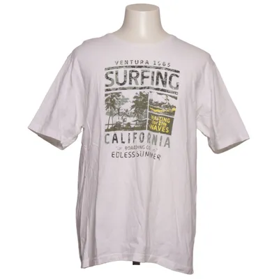 T-shirt (White, Multicolored) from Hero Cotton