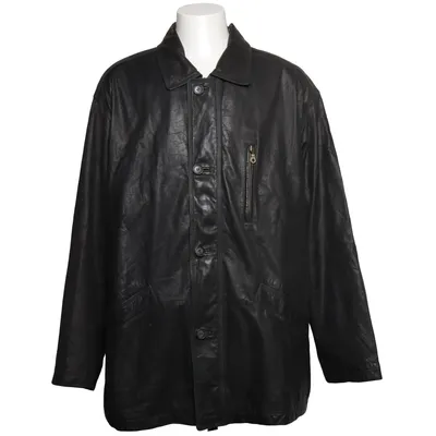 Veste en cuir (Gris) de Larusso Acétate, Cuir, Polyamide