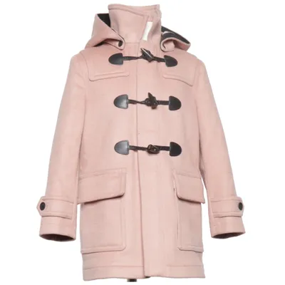 Dufflecoat (Pink) fra Burberry Children Polyester, Uld