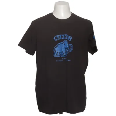 T-shirt (Zwart) van Mammut Katoen, Elastaan