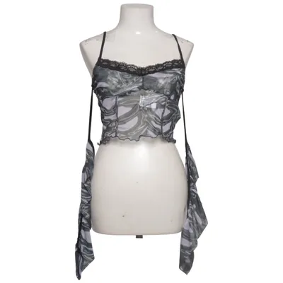 Crop top (Black, Gray) from Shyx Elastane, Polyamide, Recycled polyester