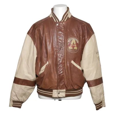 Collegejakke (Brun, Beige) fra Arturo Læder
