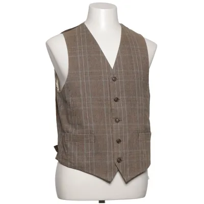 Suit vest (Brown) from Scotch & Soda Cotton, Polyester