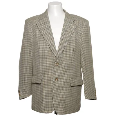Blazer (Beige, Brown) from Henry Morell Polyester, Viscose
