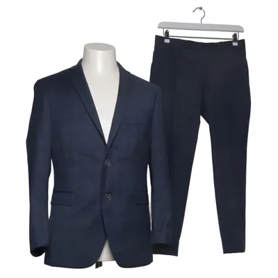 Kostym (Blå) från Emilio Adani Elastan, Polyester, Ull