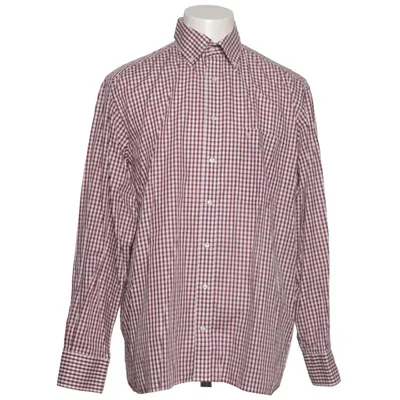 Button down shirt (Red, White) from Eterna Cotton