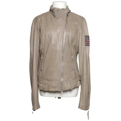 Bikerjacka (Brun) från True Religion Skinn, Polyester