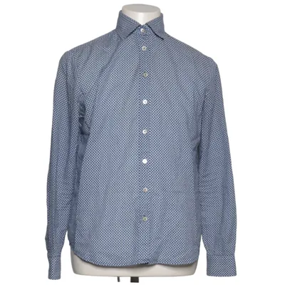 Chemise (Bleu, Blanc) de Barba Coton