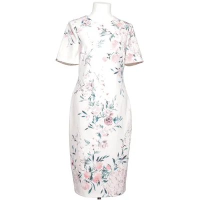 Klänning (Beige, Flerfärgad) från Phase Eight Elastan, Polyester