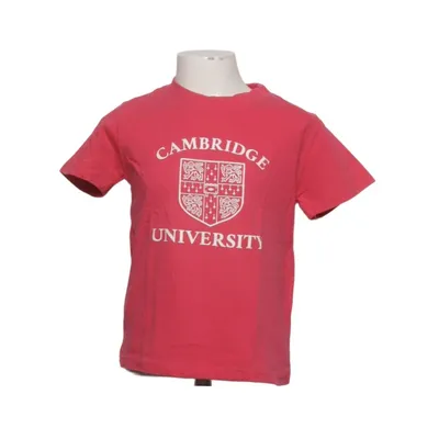 T-shirt (Roze) van University of Cambridge Katoen