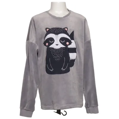 Sweatshirt (Grå, Flerfarvet) fra Here + There by C&A Elastan, Polyester
