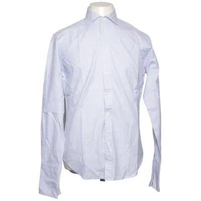 Shirt (Blue, White) from TM Lewin Cotton