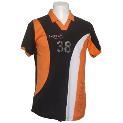 Fodboldtrøje (Sort, Orange, Hvid) fra Switch Polyester