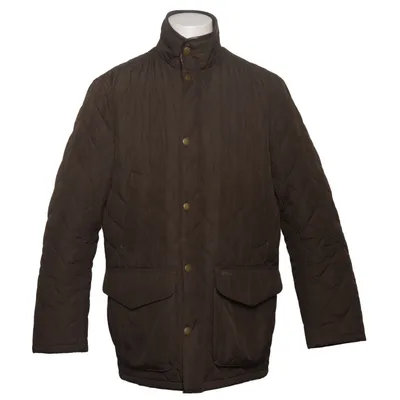 Jacket (Brown) from Barbour Cotton, Leather, Polyamide, Polyester