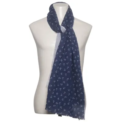 Halsduk (Blå, Vit) från Scarfs 4 You Polyester, Viskos