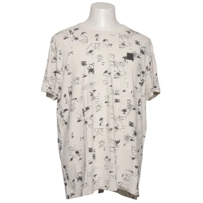 T-shirt (Beige, Sort) fra PME Legend Bomuld