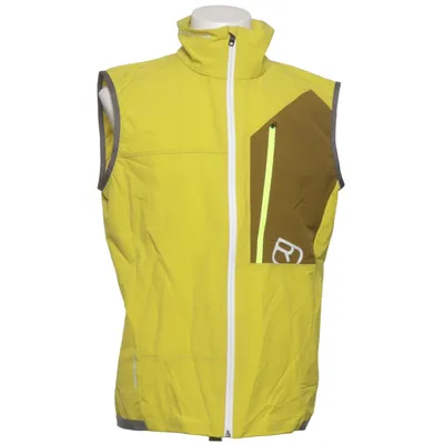 Outer vest (Green, Brown) from Ortovox Elastane, Merino wool, Polyamide