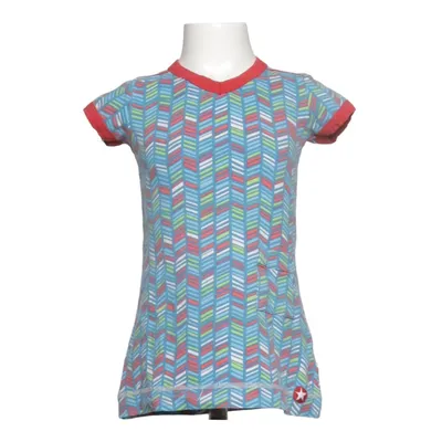 Dress (Blue, Multicolored) from Kik Kid Elastane, Organic cotton