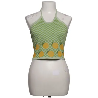 Halter neck top (Green, Yellow) from Cider
