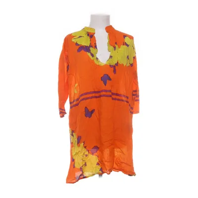 Strandklänning (Orange, Gul, Lila) Bomull