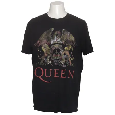 T-shirt (Zwart) van Queen Katoen