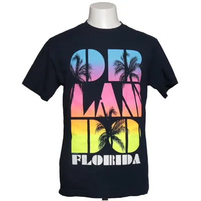 T-shirt (Bleu, Multicolore) de Alstyle Coton