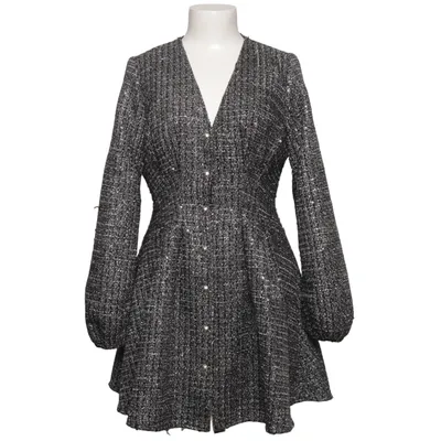 Kjole (Sort, Sølv) fra Maje Elastan, Metallfiber, Polyester, Viscose